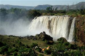 Image: Blue Nile Falls at full flow