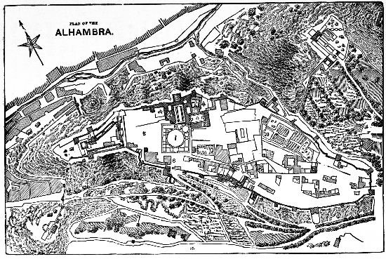 PLAN OF THE ALHAMBRA