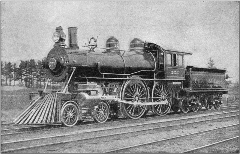 NEW YORK CENTRAL EMPIRE STATE EXPRESS. FASTEST LOCOMOTIVE IN THE WORLD. "ENGINE 999."