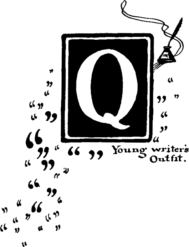 'Q - Young writers Outfit.'