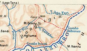 �  Vai alla Carta del LAGO TANA  �